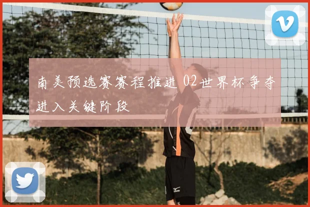 南美预选赛赛程推进 02世界杯争夺进入关键阶段